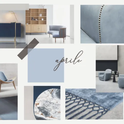 moodboard azzurro aprile