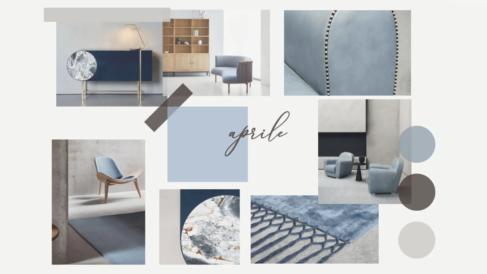 moodboard azzurro aprile