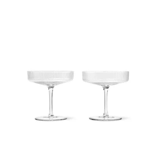 Bicchieri da champagne Ripple ferm LIVING