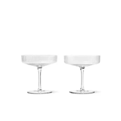 Bicchieri da champagne Ripple ferm LIVING