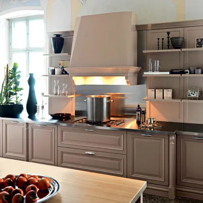 Cucina Elite laccato seta tortora Cesar