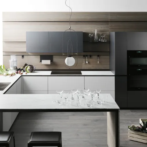 cucina valcucine angel skin metal titanio trento