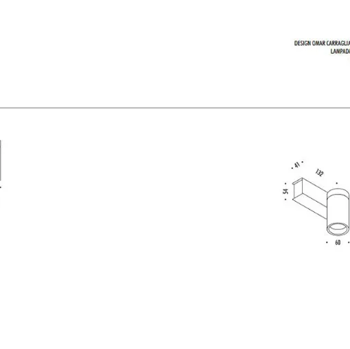 Scheda tecnica lampada Dot P IP65 Davide Groppi