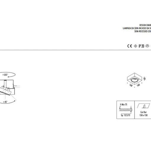 Scheda tecnica Lampada Format