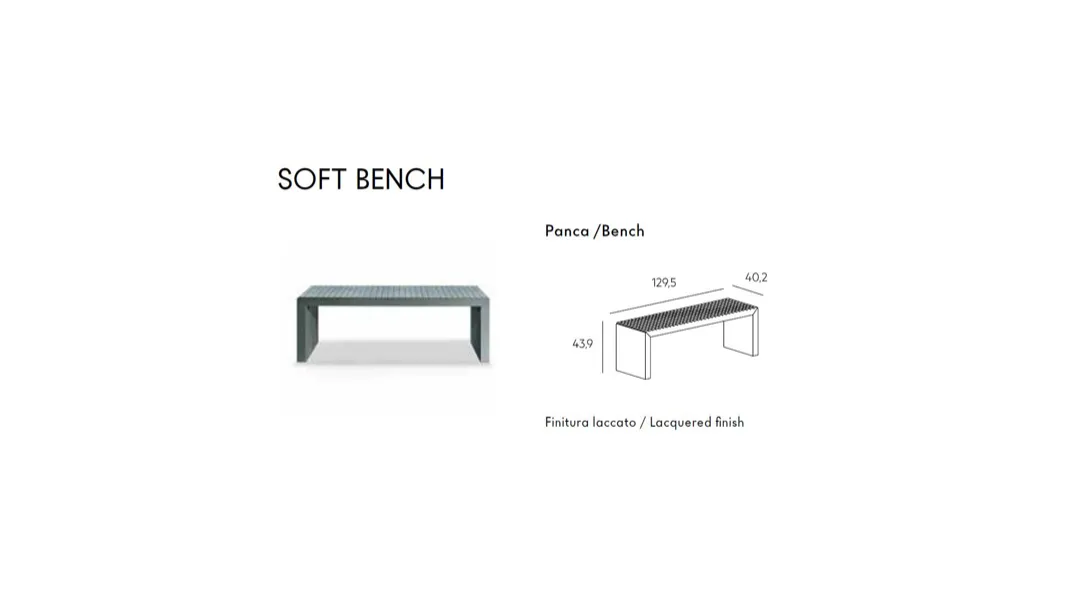 scheda tecnica soft bench