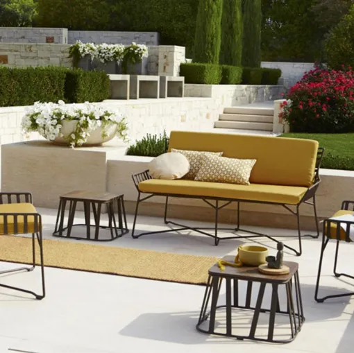 poltrona outdoor in metallo Tranto Roberti 