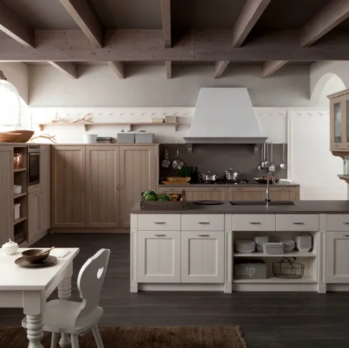 cucina in legno scandola