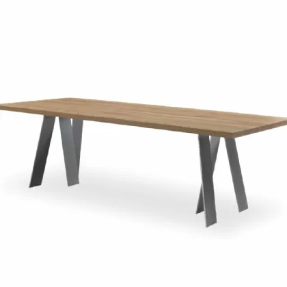 Tavolo in legno e metallo Riva 1920