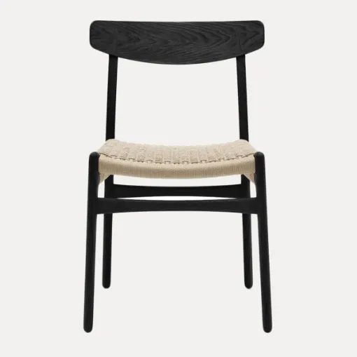 sedia carl hansen verona in rovere nero