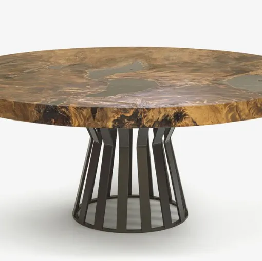 Tavolino Kauri Round in legno