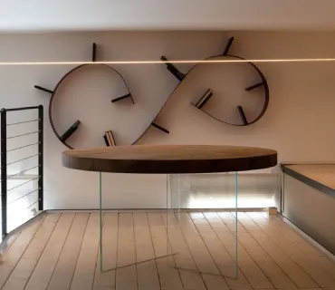 tavolo rotondo in legno